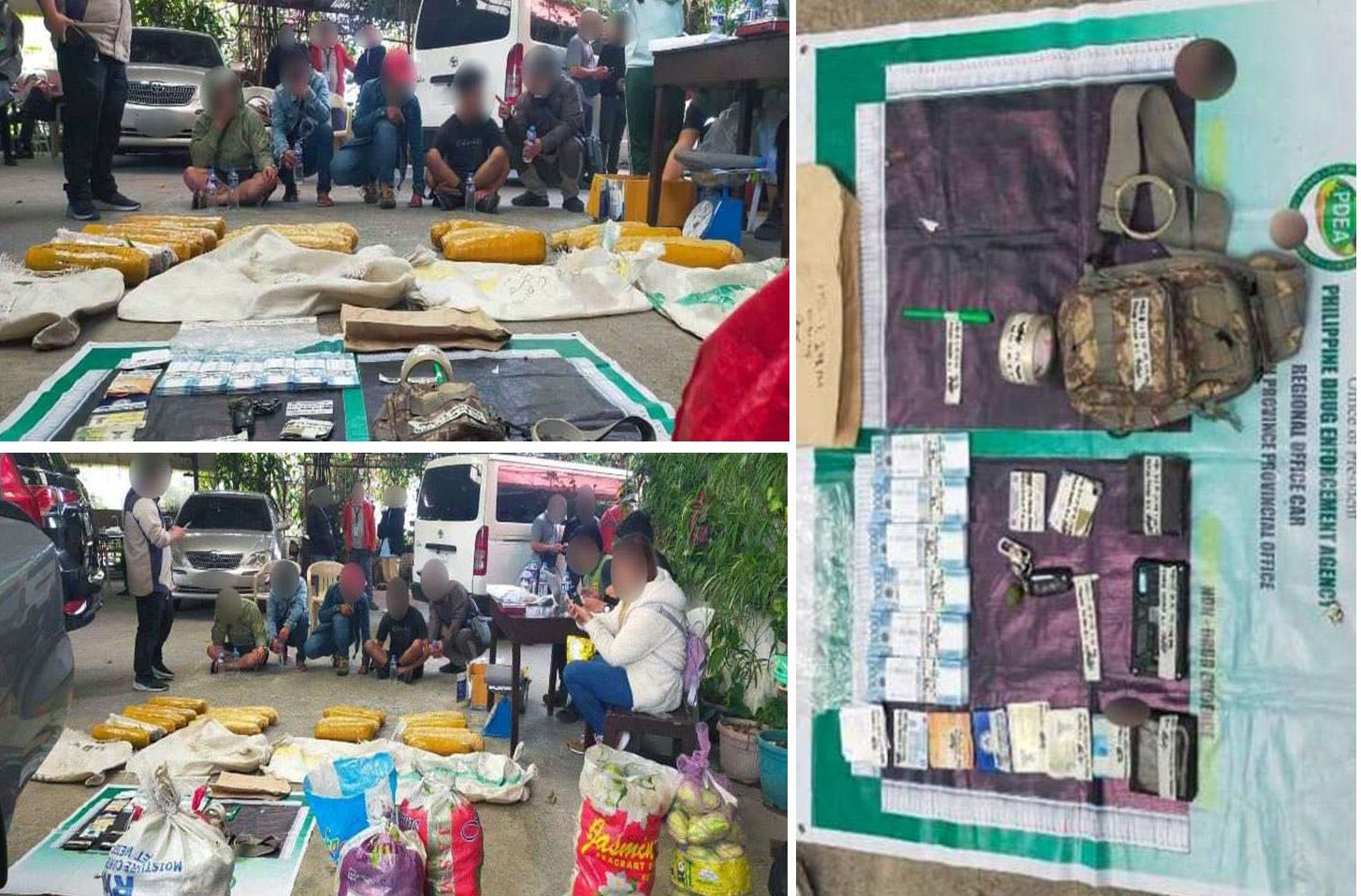 FOUR DRUG PERSONALITIES BUSTED; P2.4M WORTH OF ILLEGAL DRUG SEIZED IN BAGUIO