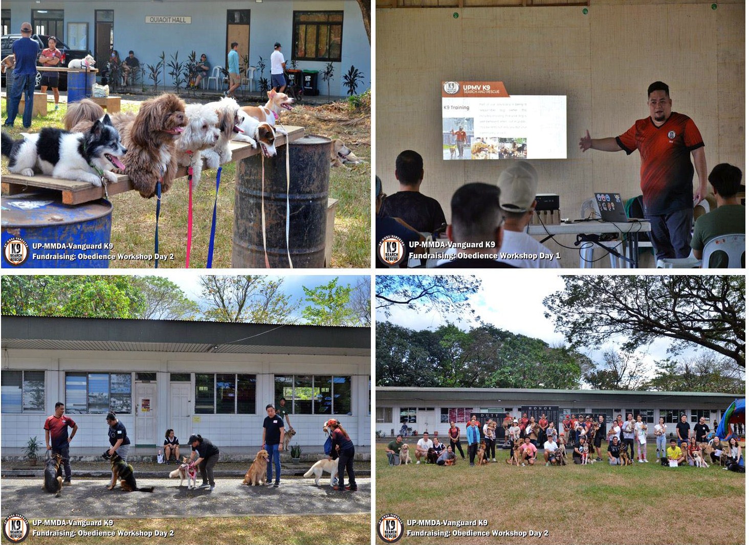 UPMV K9 builds disaster resiliency through dog training