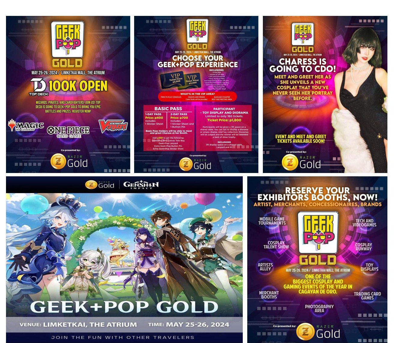 Geek+Pop Gold, the ultimate cosplay and gaming event hits Cagayan de Oro!