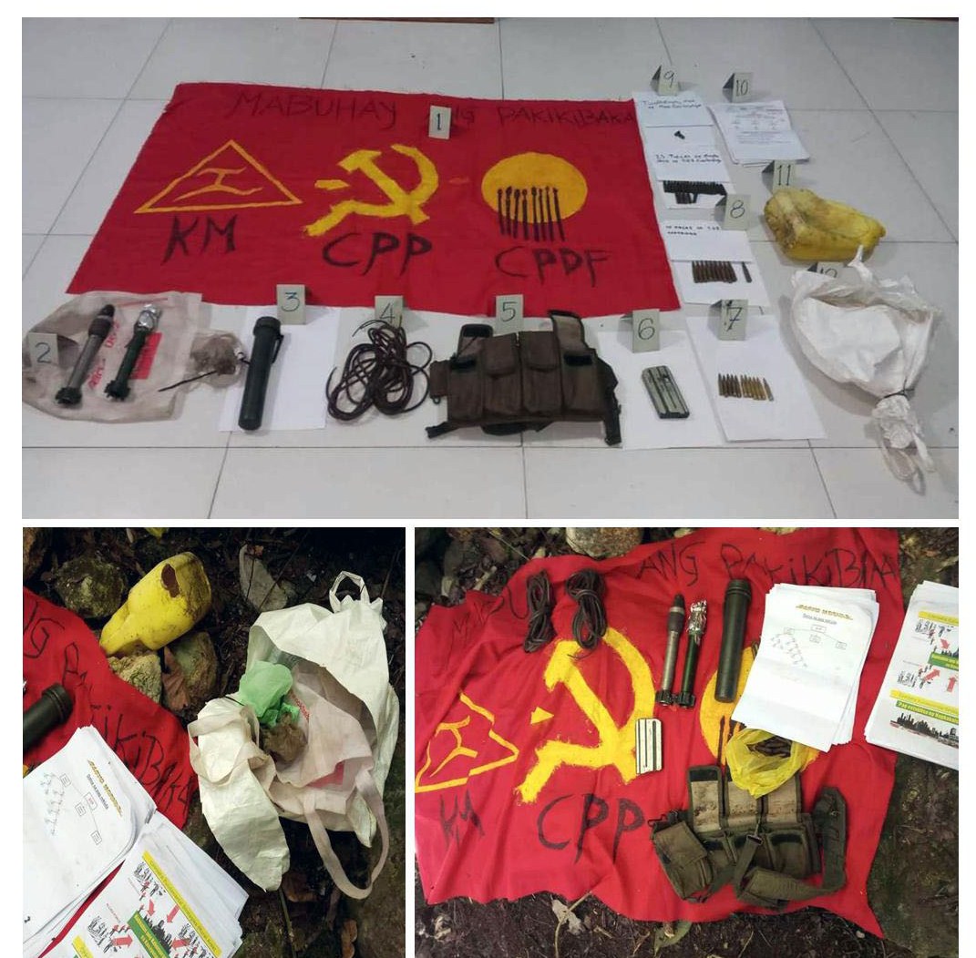 EXPLOSIVE CACHE, AMMUNITIONS, AND SUBVERSIVE DOCUMENTS DISCOVERED IN KALINGA