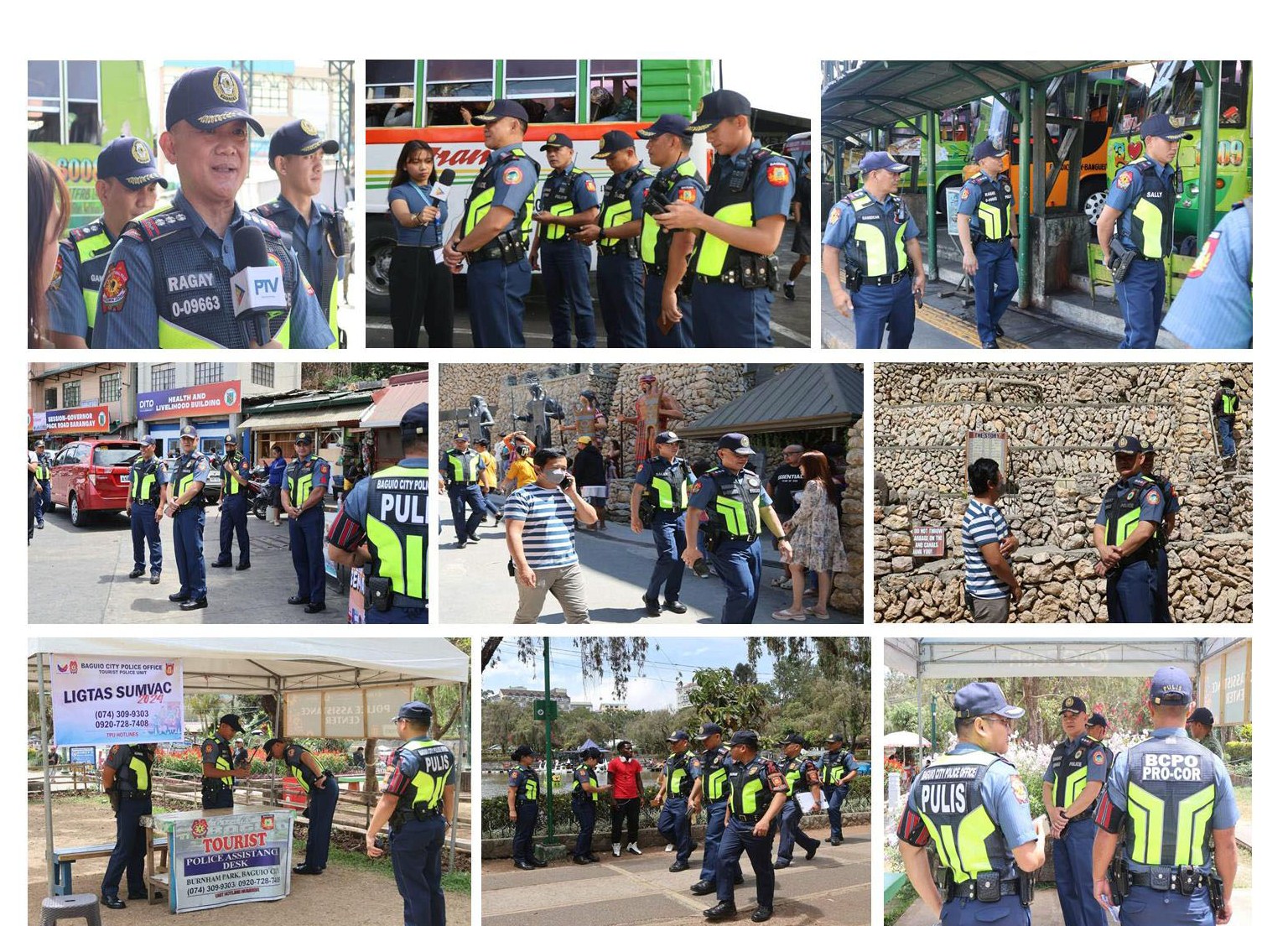 PRO Cor conducted an ocular inspection in tourist destinations and terminals