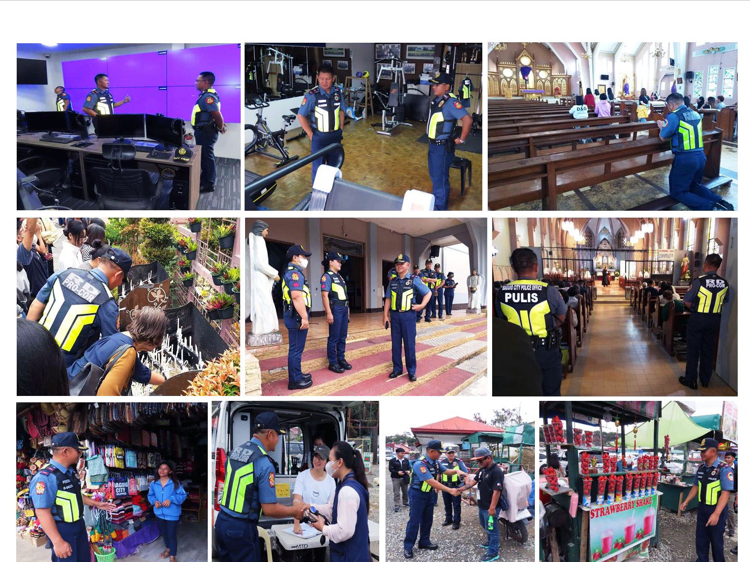RD PBGEN PEREDO JR. led the ocular inspection and participated in the practice of Visita Iglesia
