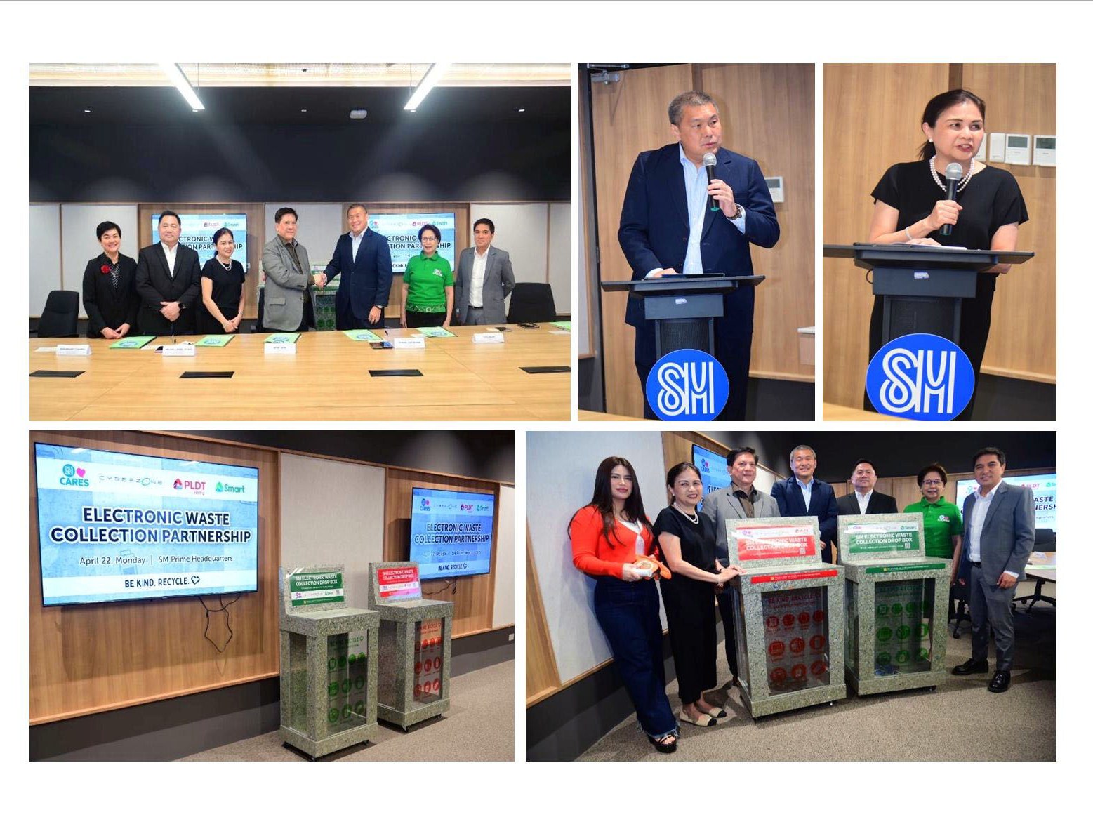 SM Cares, PLDT, and Smart join hands to promote responsible e-waste disposal