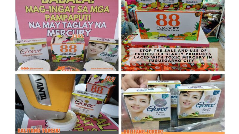 Illegal trading of prohibited beauty products proliferates in Tuguegarao City