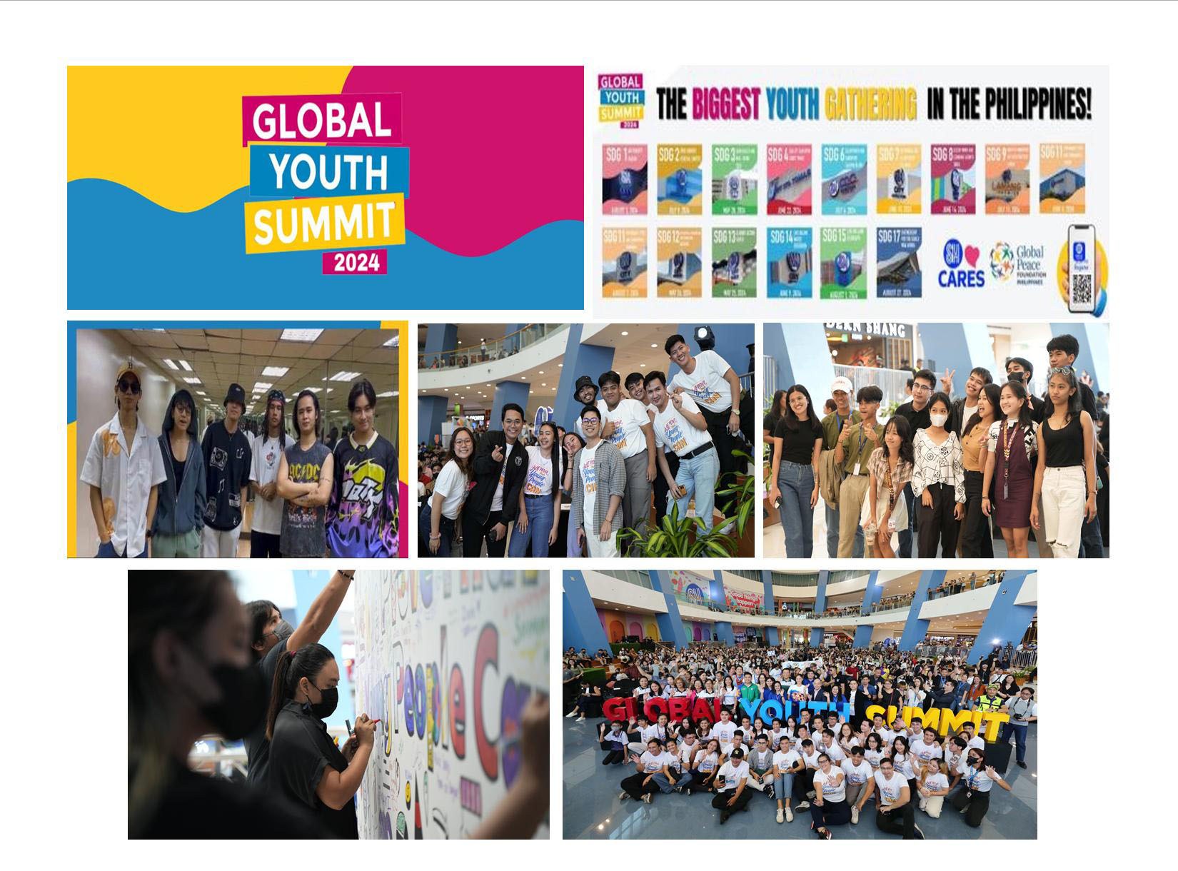 2024 Global Youth Summit in SM malls nationwide highlighting the 17 UN SDGs