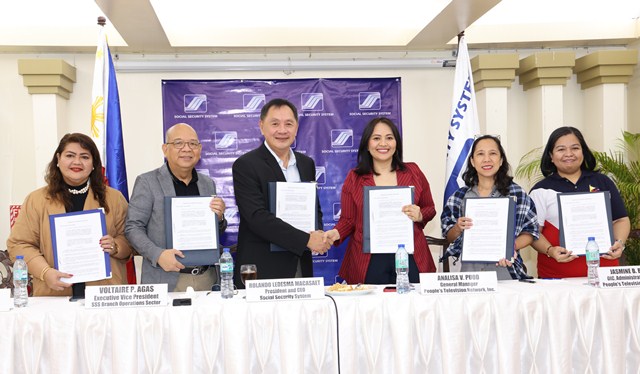 Govt media workers to get social security coverage under the SSS KaSSSangga Collect Program 