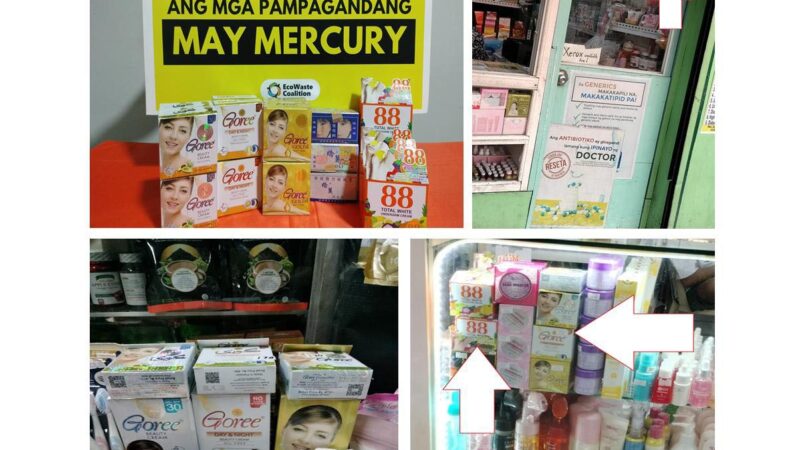 Cosmetics Contaminated with Mercury Brazenly Sold in Mandaluyong City