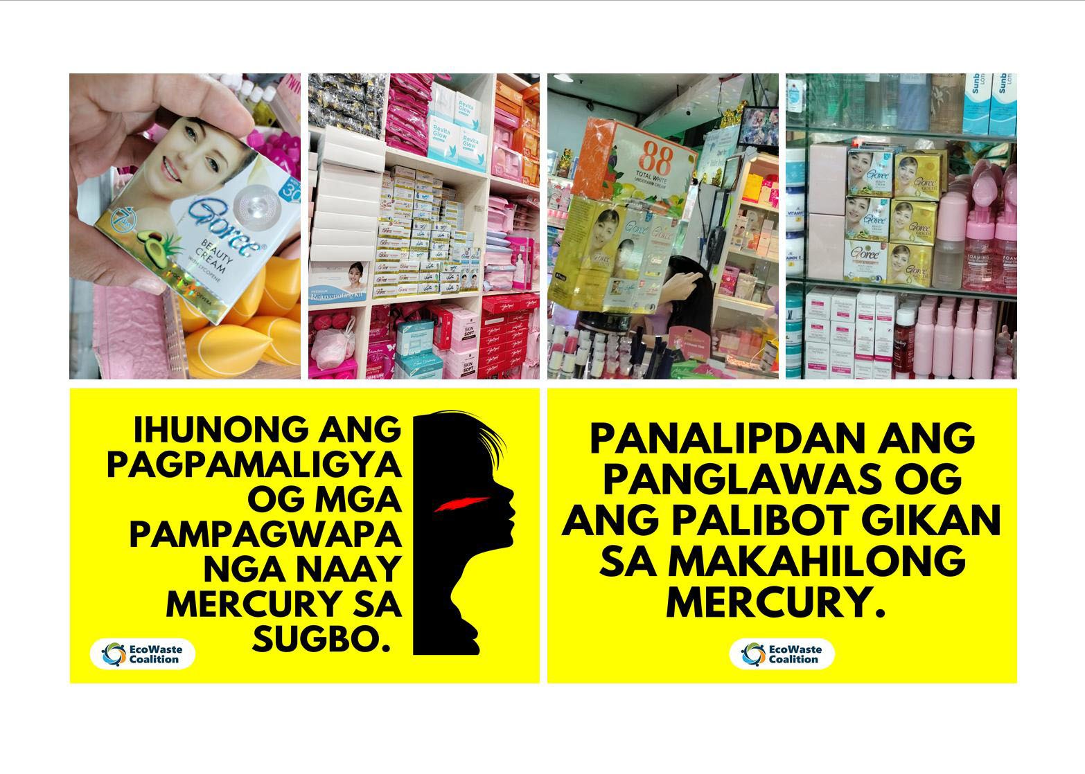 EcoWaste Coalition Urges FDA-Cebu to Stop Sale of Banned Mercury Cosmetics Sold Under Their Noses