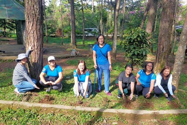 St. Louis Girls High Batch ’83 planted 43 Kutsarita Plants at Park Drive Garden.