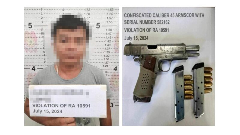ABRA COPS ARREST AN INDIVIDUAL FOR ILLEGAL POSSESSION OF FIREARM