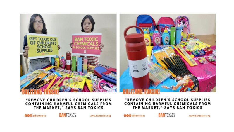 BAN Toxics Urges FDA to Recall Children’s School Supplies with Harmful Chemicals