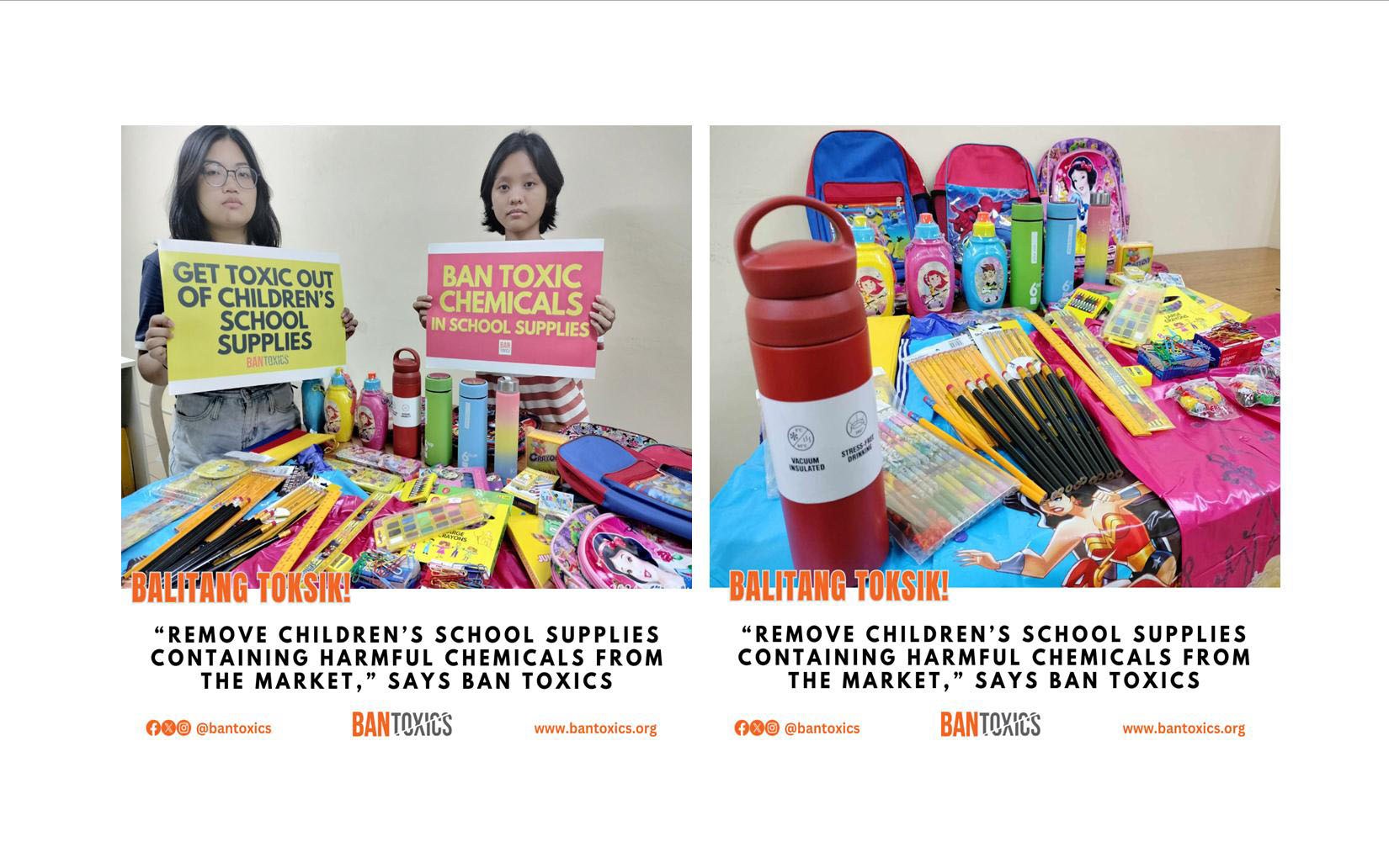 BAN Toxics Urges FDA to Recall Children’s School Supplies with Harmful Chemicals