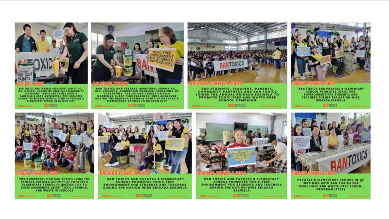 Environmental group Joins Brigada Eskwela to Raise Awareness on Protecting Children from Hazardous Chemicals and Wastes