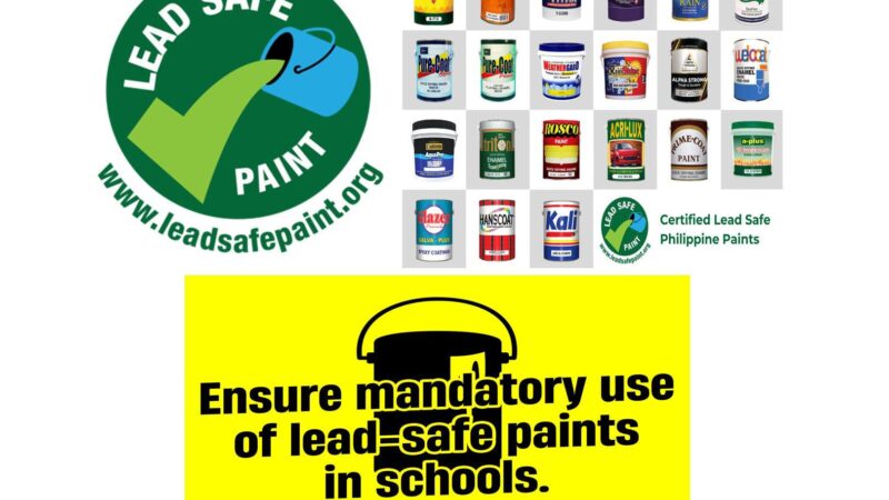 EcoWaste Coalition Bares List of Certified Lead Safe® Paints ahead of the Brigada Eskwela 2024