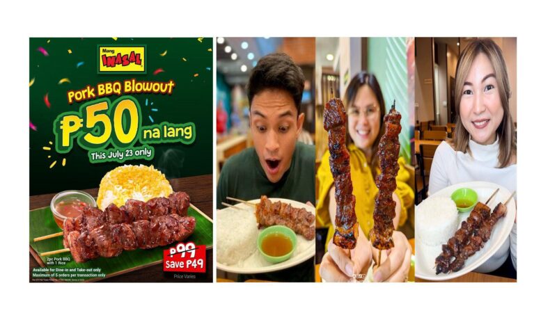 One Day Only: Mang Inasal celebrates ₱50 Pork BBQ Blowout this July 23