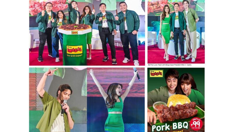Maris and Anthony say ‘yes’ to Mang Inasal as Pork BBQ endorsers