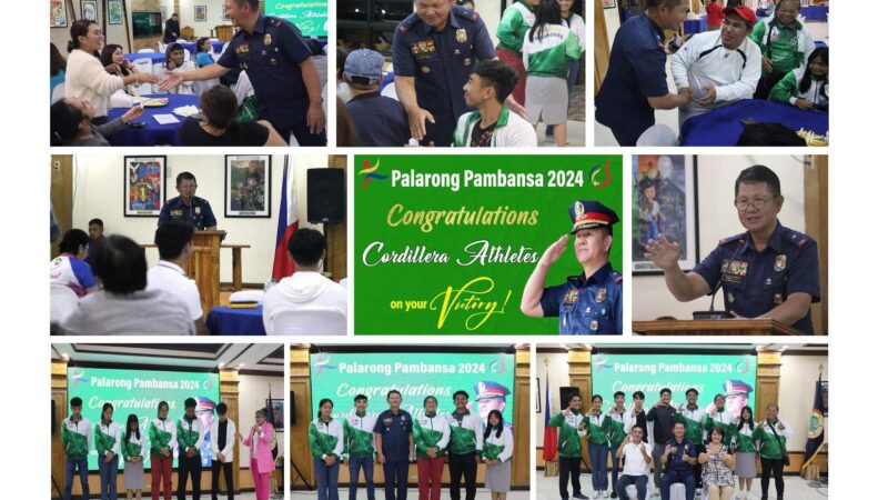 Cordilleran Athletes were commended and honored by PRO-CAR RD PEREDO JR.