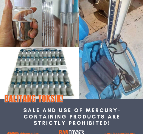 BAN Toxics applauds FDA for the issuance of Health Warning Against Mercury-containing Medical Devices and Dental Amalgams in online markets