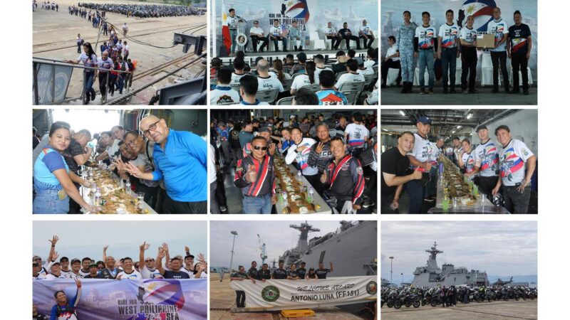 500 Riders Ride for West Philippine Sea, Bring ‘Care Packages’ to Philippine Navy Sailors