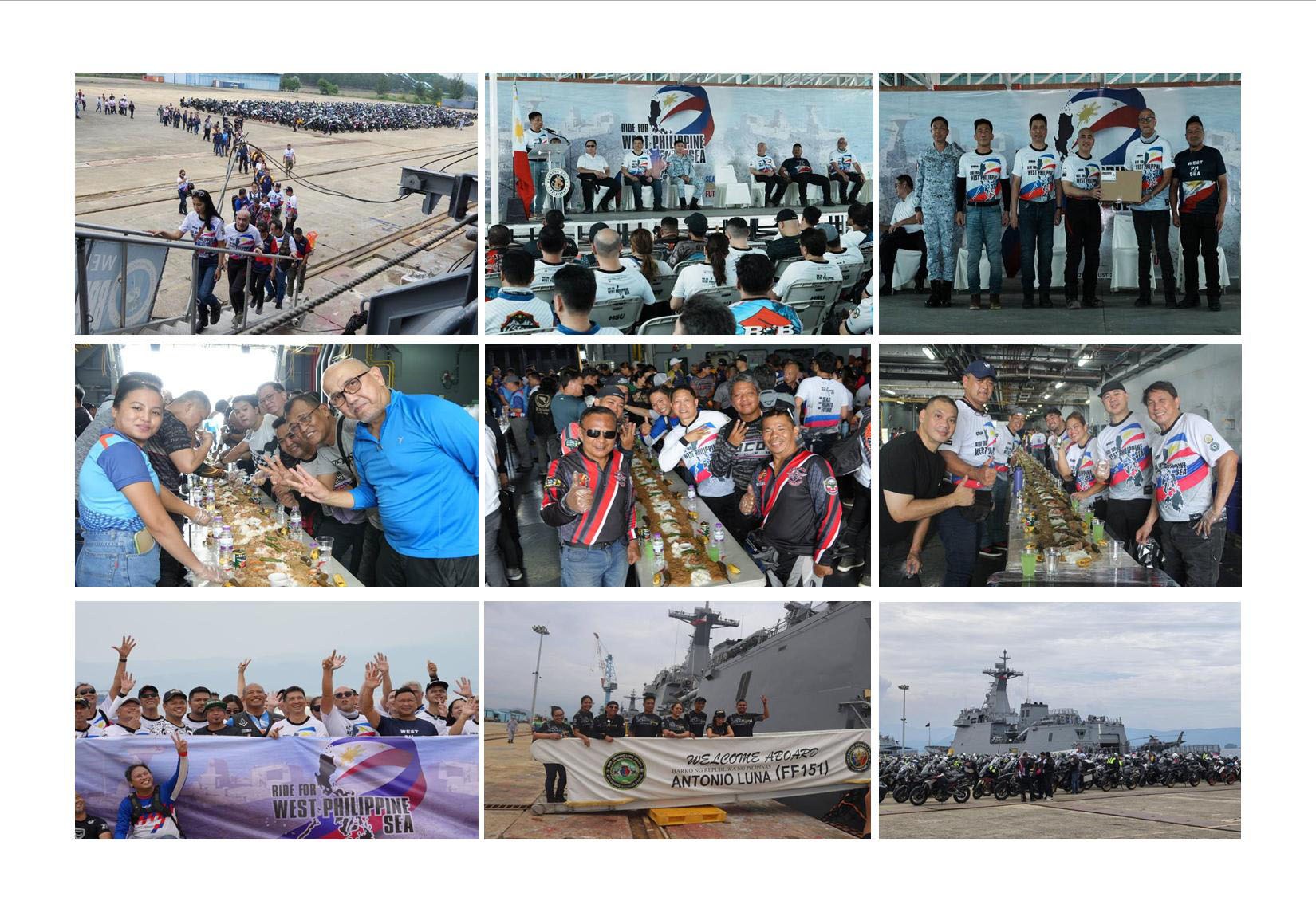 500 Riders Ride for West Philippine Sea, Bring ‘Care Packages’ to Philippine Navy Sailors