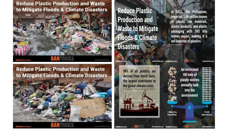 BAN Toxics urges Marcos Jr. to address plastic production as major driver of climate change following Metro Manila floods