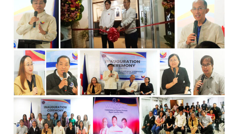 Commission on Filipinos Overseas Satellite Office is now open in Baguio City