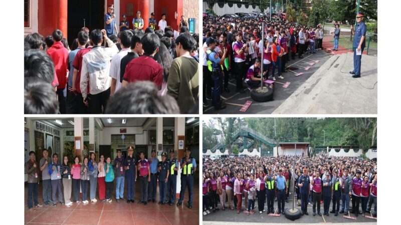 PBGEN DAVID K. PEREDO, JR. visits the Baguio City National High School