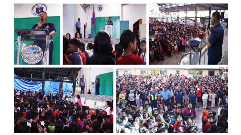 PBGEN DAVID K PEREDO, JR, visits Baguio Central School