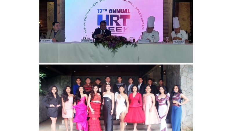 17th Hotel and Restaurant Tourism Weekend North of Luzon Mr. and Ms. HRAB 2024 candidates, introduced