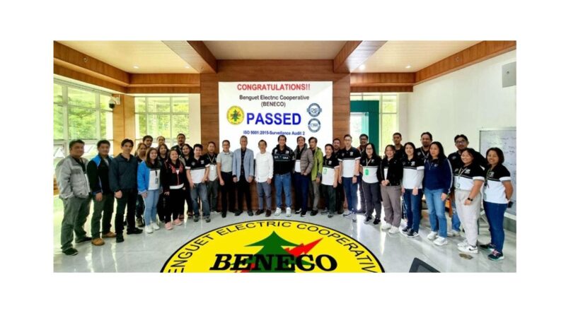 BENECO PASSES ISO SURVEILLANCE AUDIT