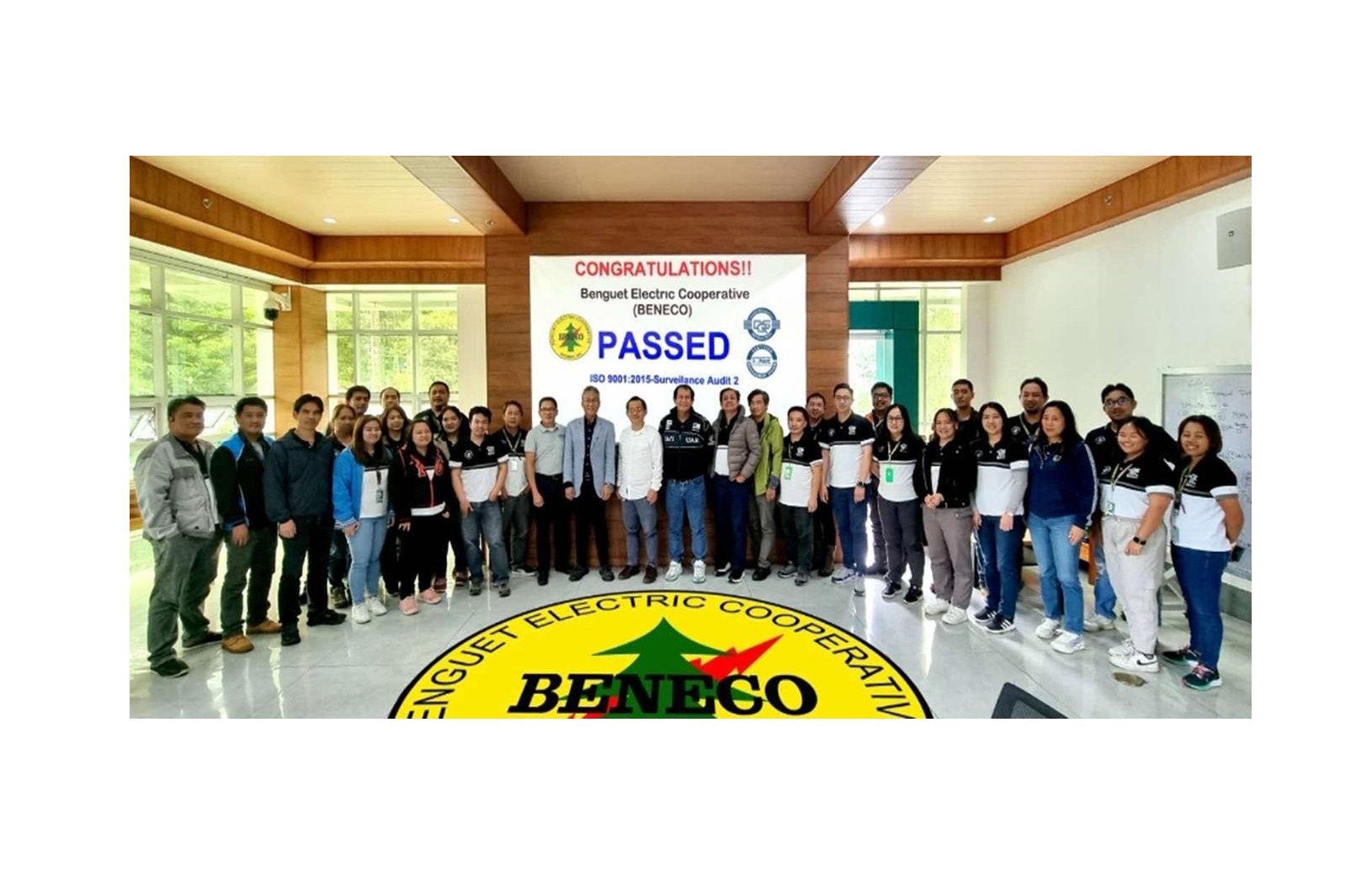 BENECO PASSES ISO SURVEILLANCE AUDIT