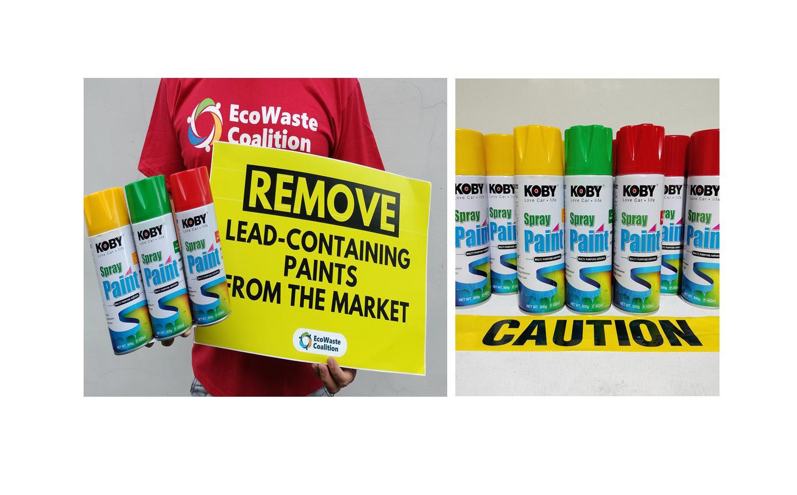 EcoWaste Coalition Finds High Lead Content in Imported Paints Manufactured in 2023 and Sold Locally