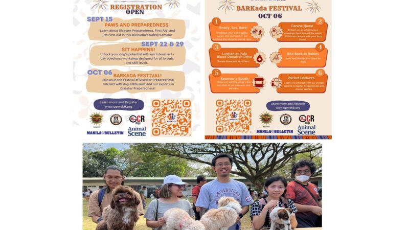 Fun and learning for you and your dog with UPMV K9’s BARK-ada! Celebration