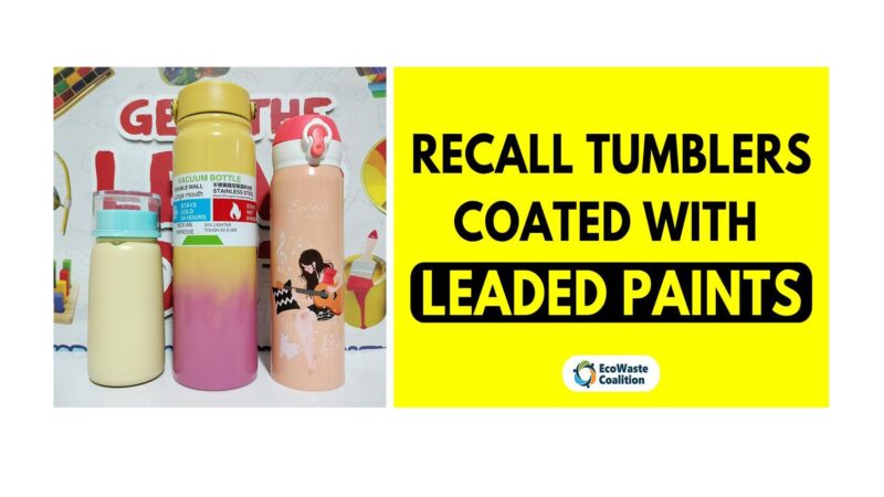 Warning Out on More Painted Reusable Water Bottles with High Lead Content