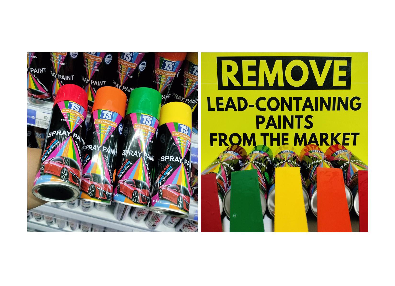 EcoWaste Coalition Deplores Chinese Paint Imports with High Lead Content in Violation of the Country’s Lead Paint Ban