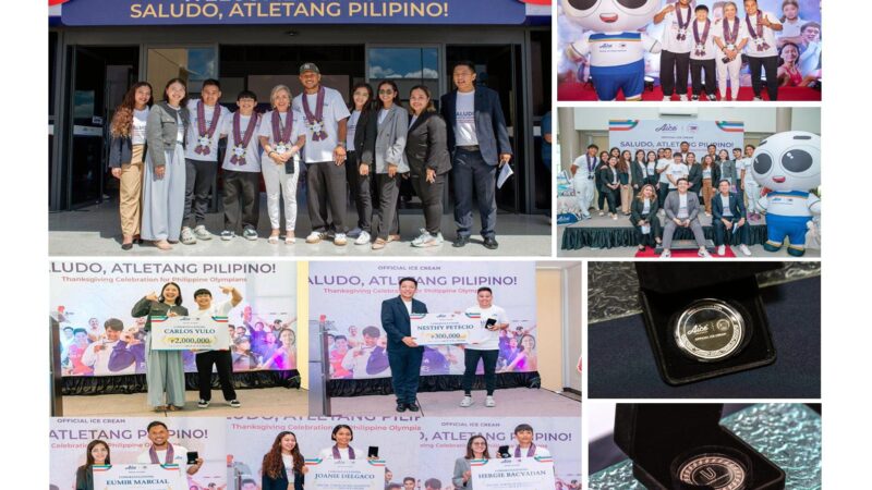 Saludo, Atletang Pilipino! Aice Honors Filipino Olympians with Thanksgiving Celebration