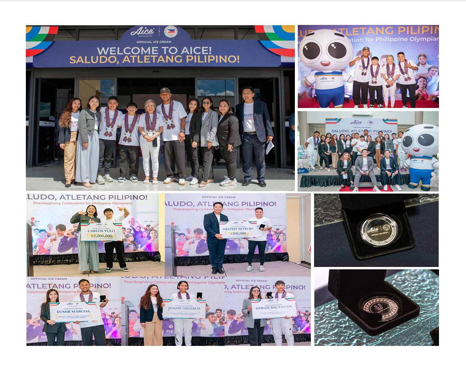 Saludo, Atletang Pilipino! Aice Honors Filipino Olympians with Thanksgiving Celebration