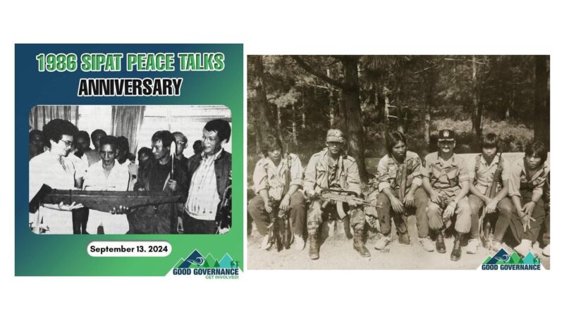 38th anniversary of the historic Mt. Data “Sipat” or peace accord.