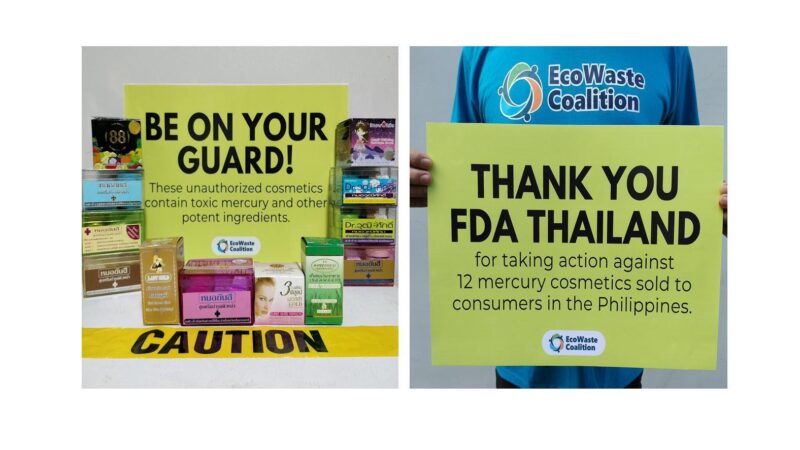 PH and TH NGOs Laud FDA Thailand for Banning 12 Mercury Cosmetics Being Sold to Filipino Consumers