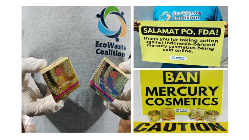 EcoWaste Coalition Applauds FDA for Banning Cosmetics Banned in Indonesia for Containing Mercury