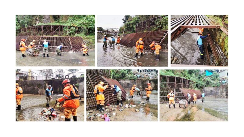 CLEAN-UP DRIVE AT THE CITY CAMP LAGOON