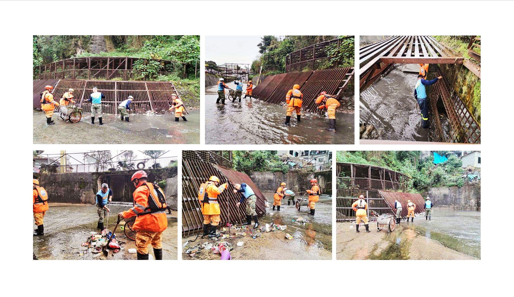 CLEAN-UP DRIVE AT THE CITY CAMP LAGOON