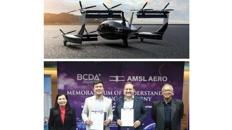 AMSL Aero signs international partnership with Philippines Bases Conversion and Development Authority