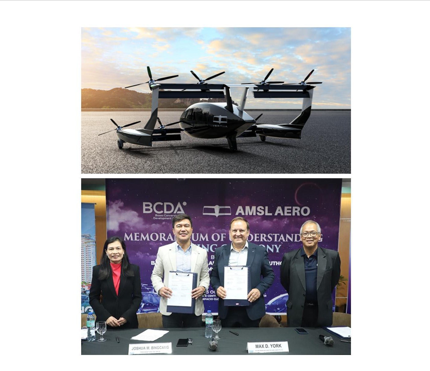 AMSL Aero signs international partnership with Philippines Bases Conversion and Development Authority