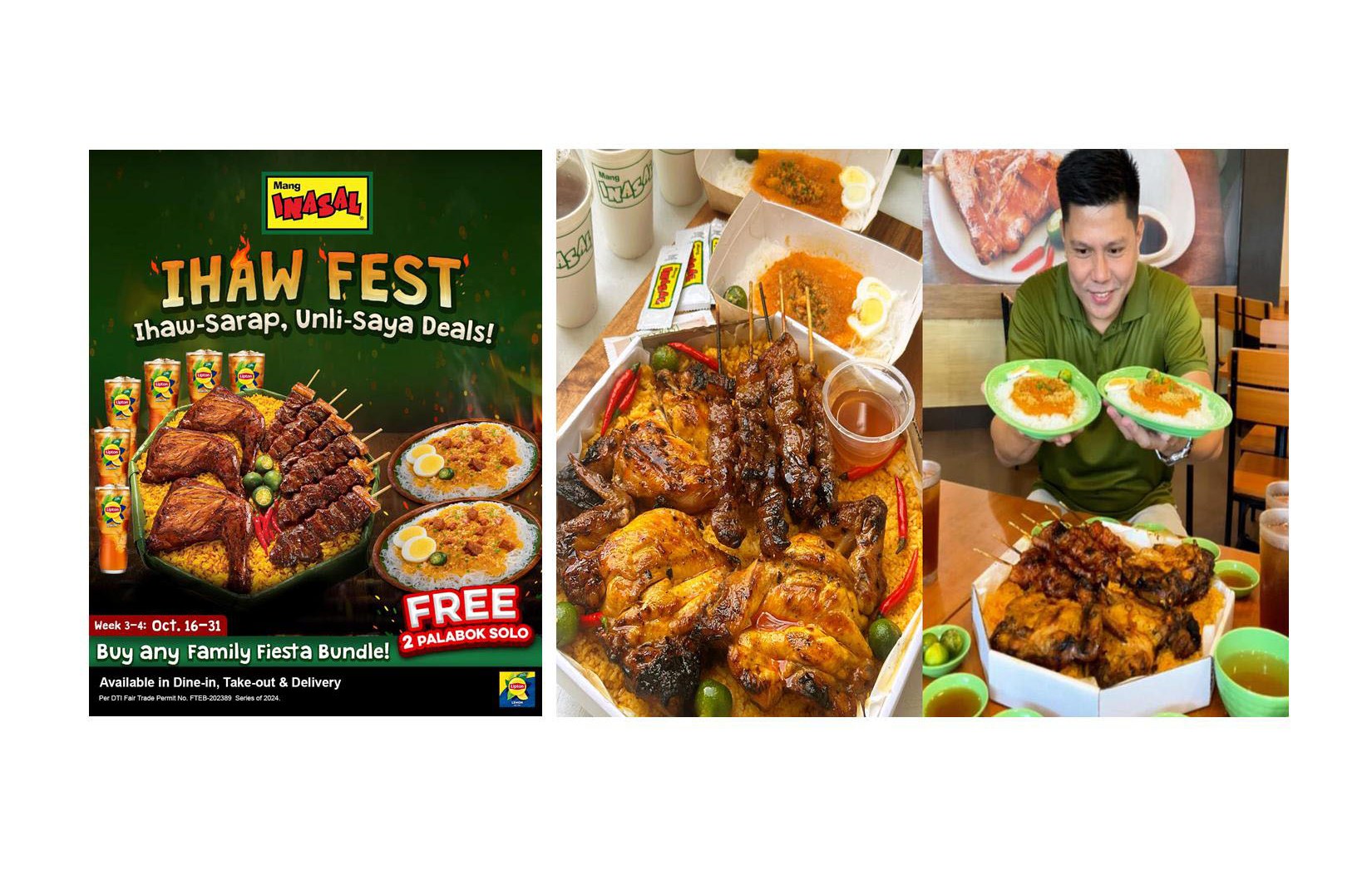 Mang Inasal treats customers to FREE Palabok this Ihaw Fest