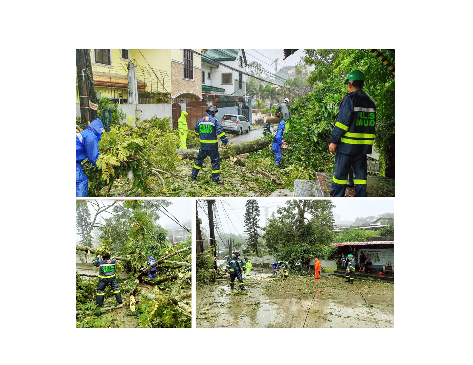 NAPINO COPS conducted road clearing operation in Barangays