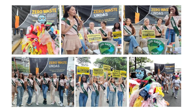 Environmental Activists & Beauty Queens Campaign for a Zero Waste Observance of Undas 2024