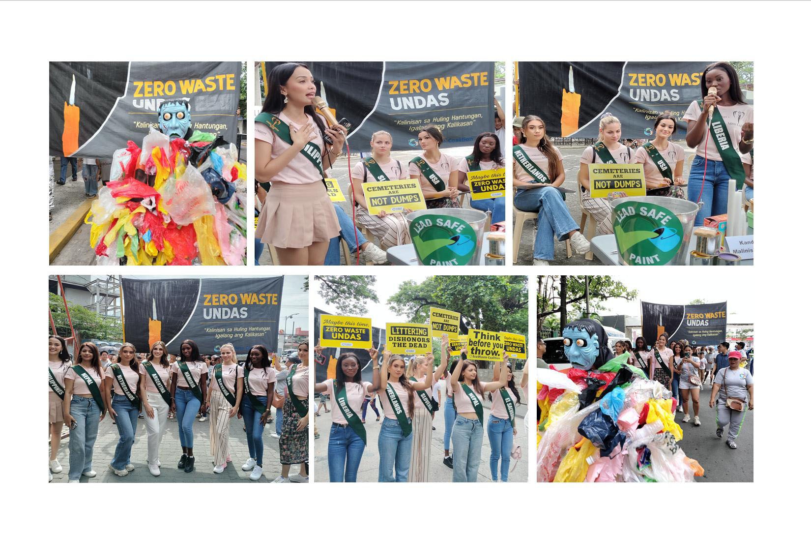 Environmental Activists & Beauty Queens Campaign for a Zero Waste Observance of Undas 2024