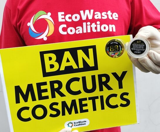 EcoWaste Coalition Finds Mercury in Cheap But Highly Toxic Skin Whitening Cream