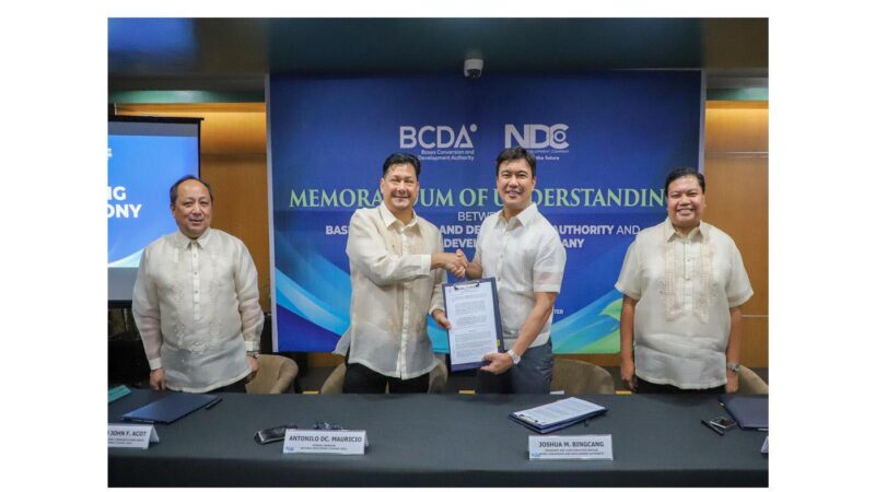 BCDA, NDC sign partnership for New Clark City dev’t